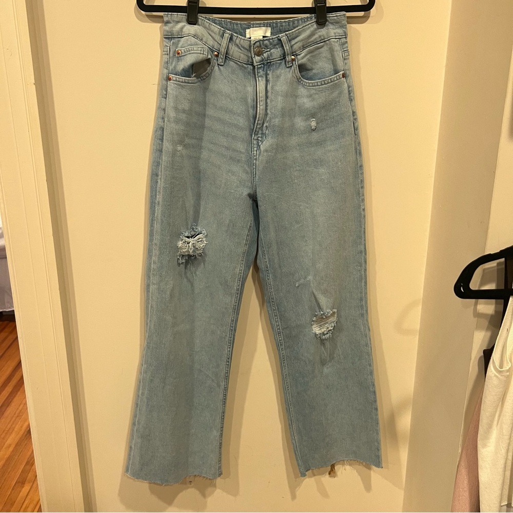 H&M high rise jeans